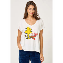 Tee-shirt "Woodstock Rock" - Blanc