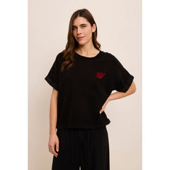 Sweat-shirt "Heart" - Acid grey