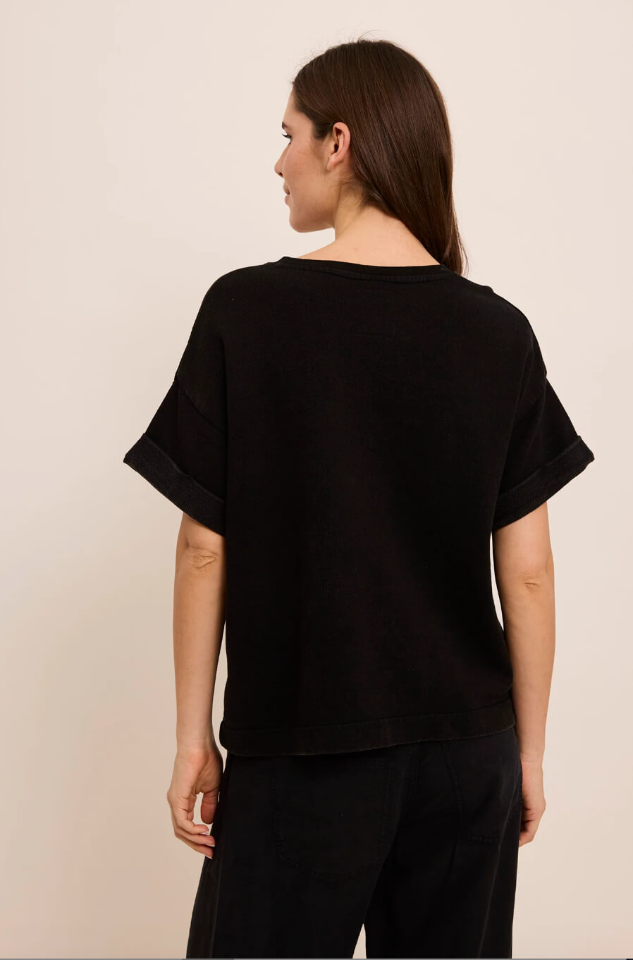 Sweat-shirt "Heart" - Acid grey