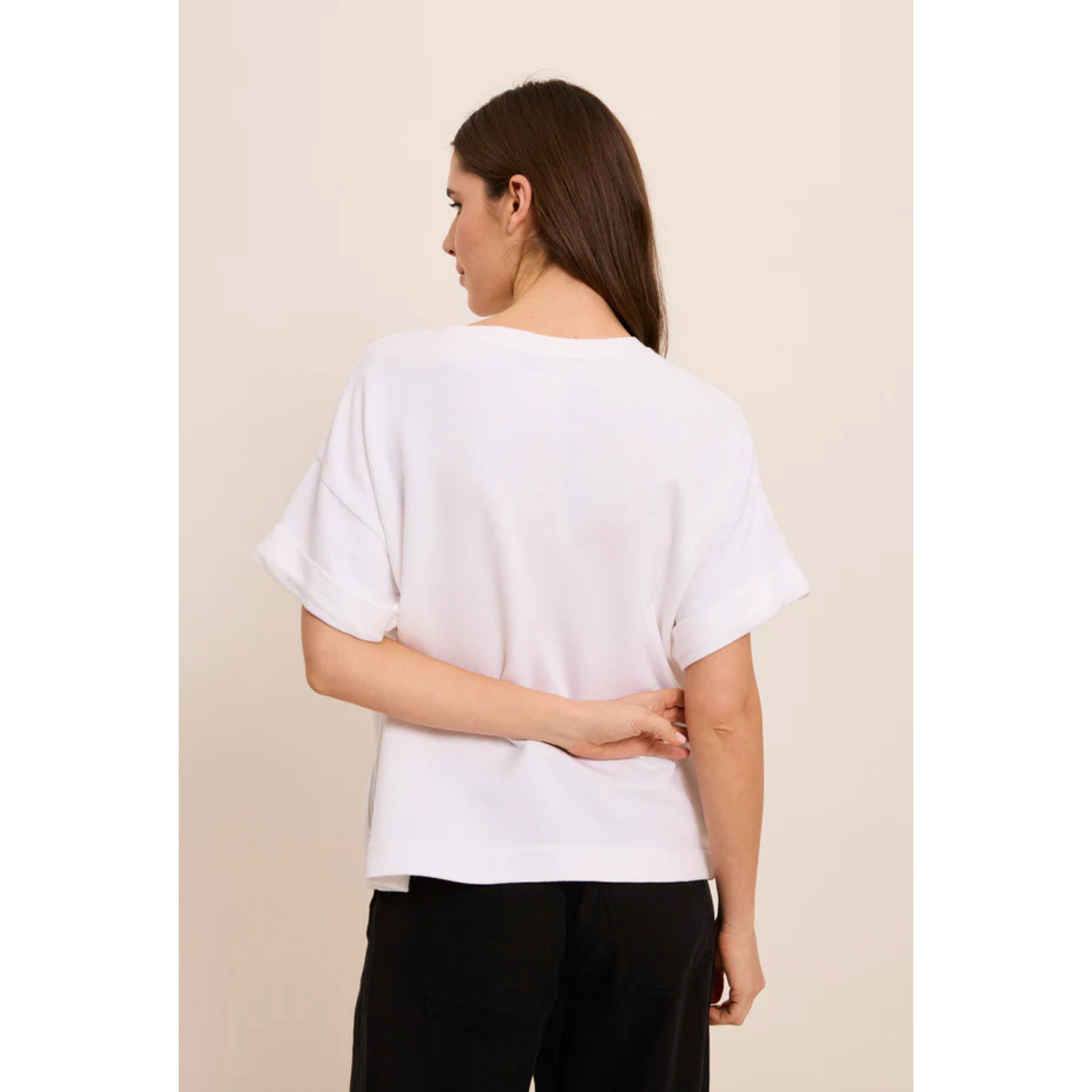 Sweat-shirt "Heart" - Blanc