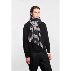 Foulard en laine "Wave" - Pétrole