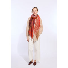 Étole laine "Vibrant" - Rosewood