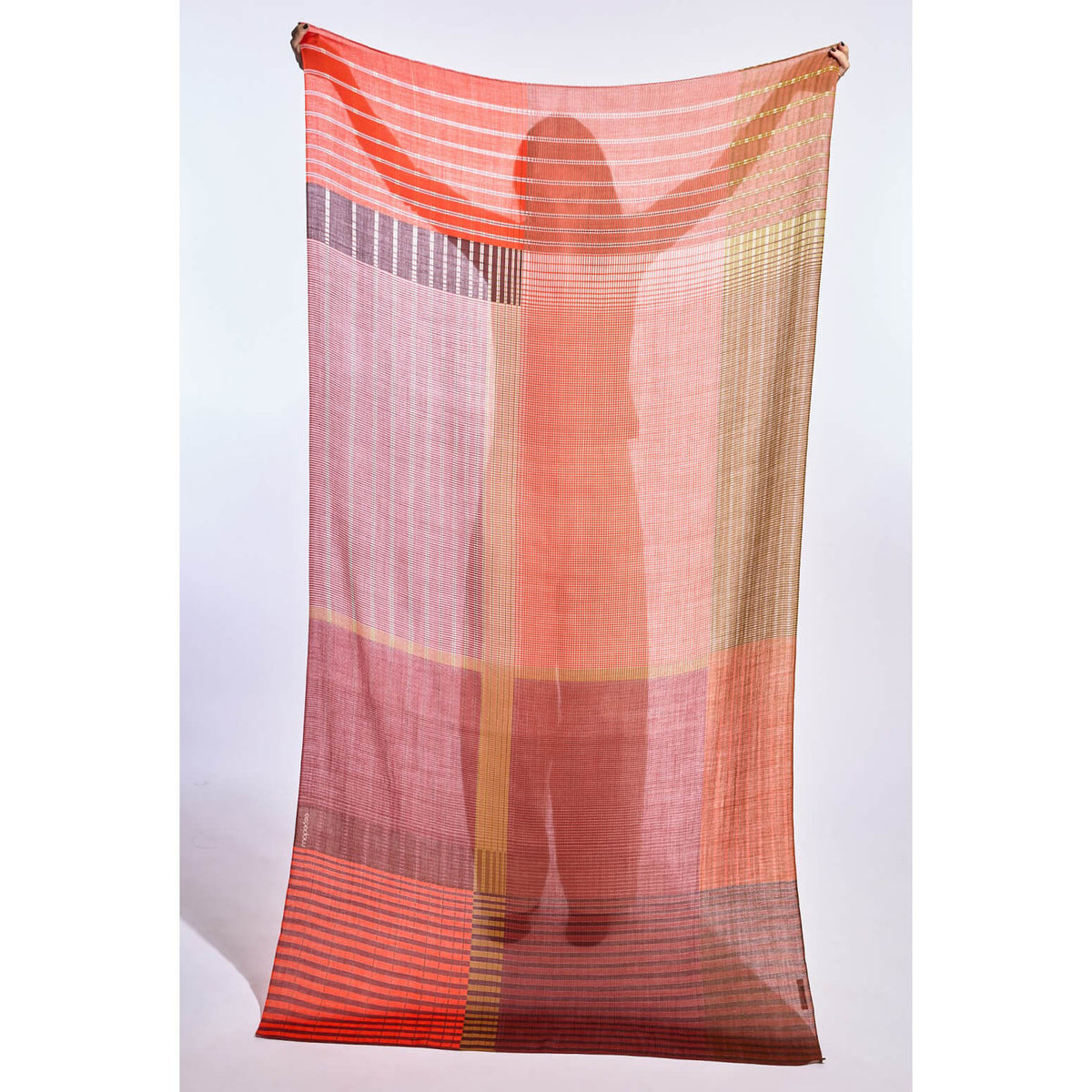 Étole laine "Vibrant" - Rosewood