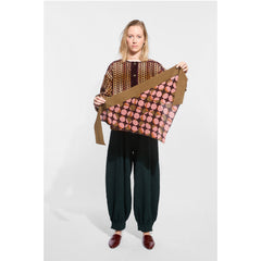 Foulard crêpe de soie "Taïga" - Rosewood