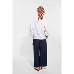 Foulard crêpe de soie "Taïga" - Rosewood