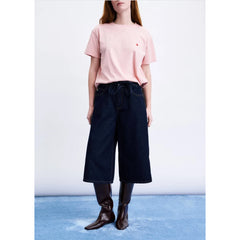 Bermuda "Sarakiniko" denim brut lavé