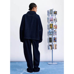 Chemise-vareuse "Sorae" denim brut lavé