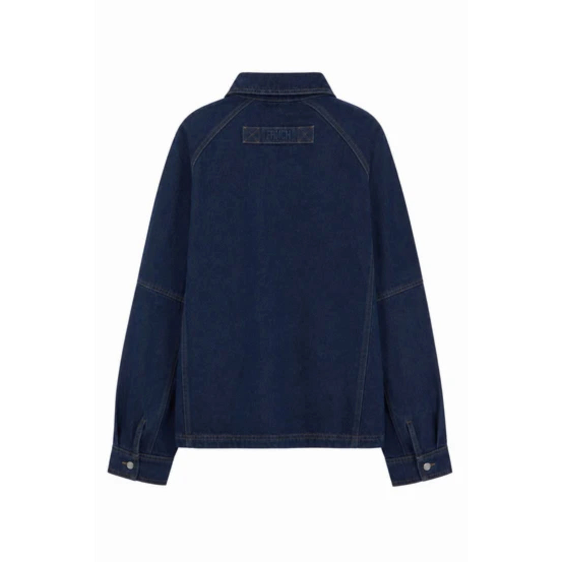Chemise-vareuse "Sorae" denim brut lavé