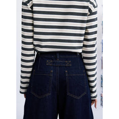 Jean barrel "Nami" denim brut lavé