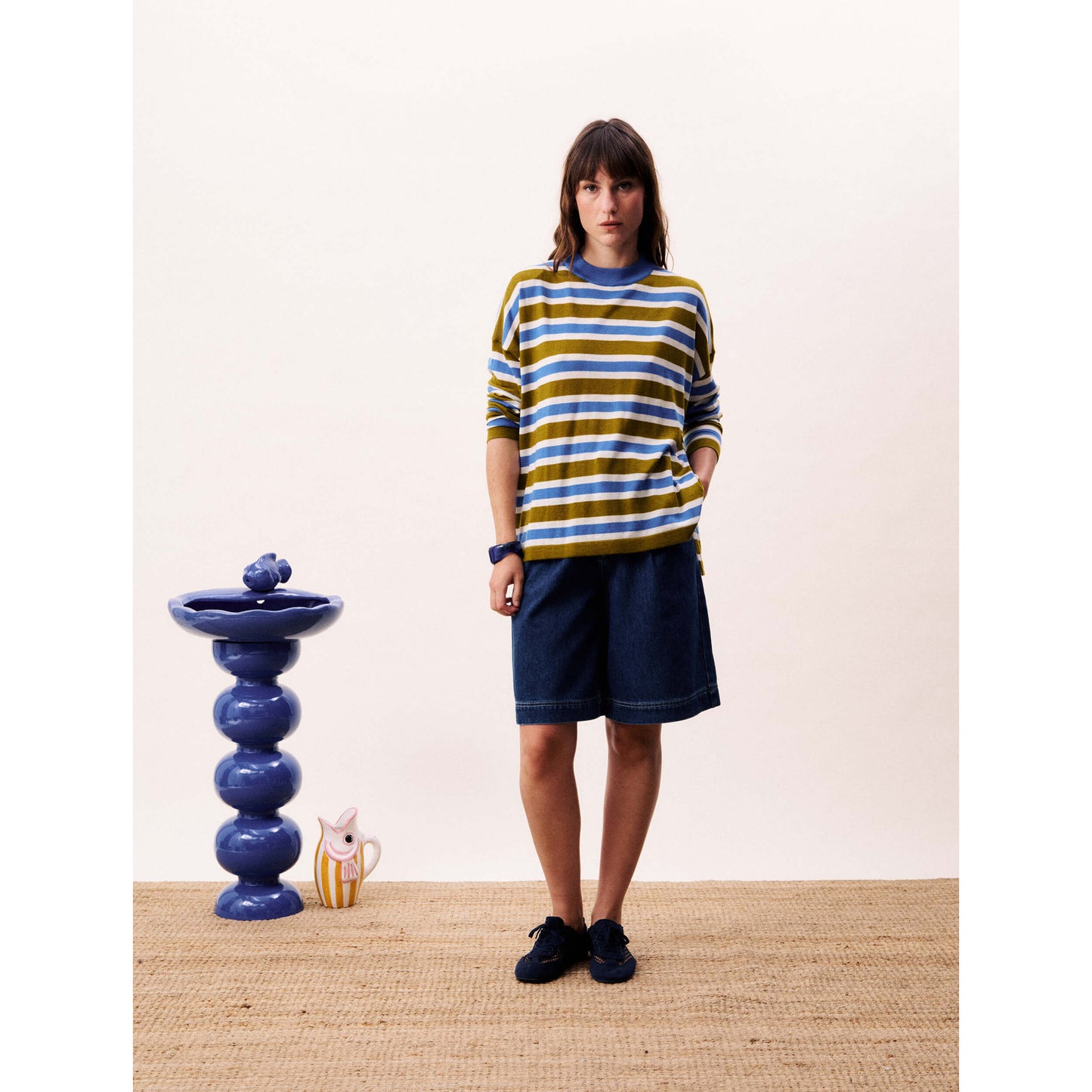 Bermuda "Abyssal" denim