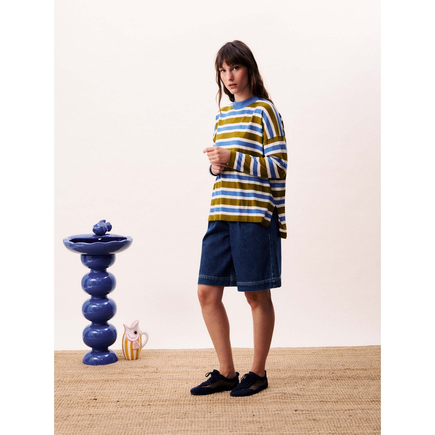 Bermuda "Abyssal" denim