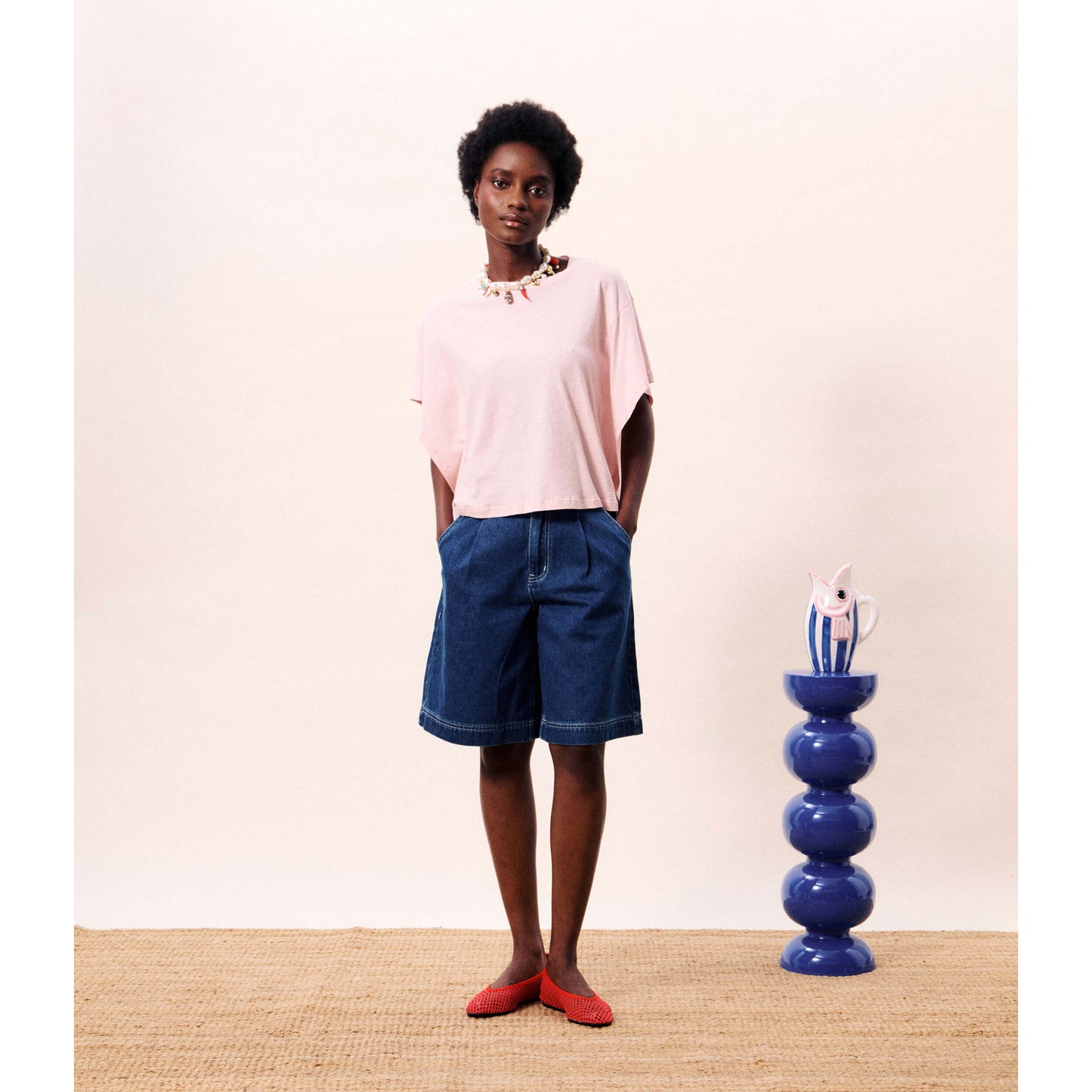 Tee-shirt "Briselia" - Rose pâle