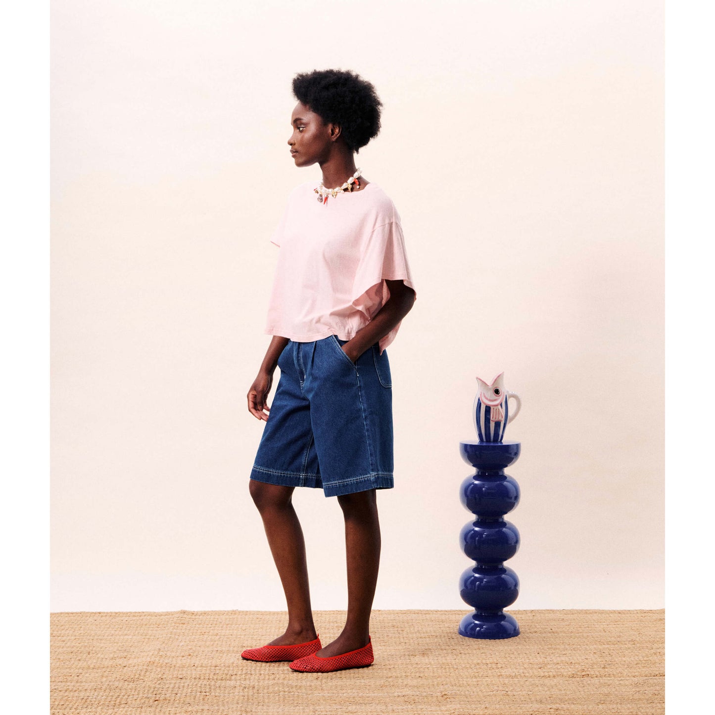 Tee-shirt "Briselia" - Rose pâle