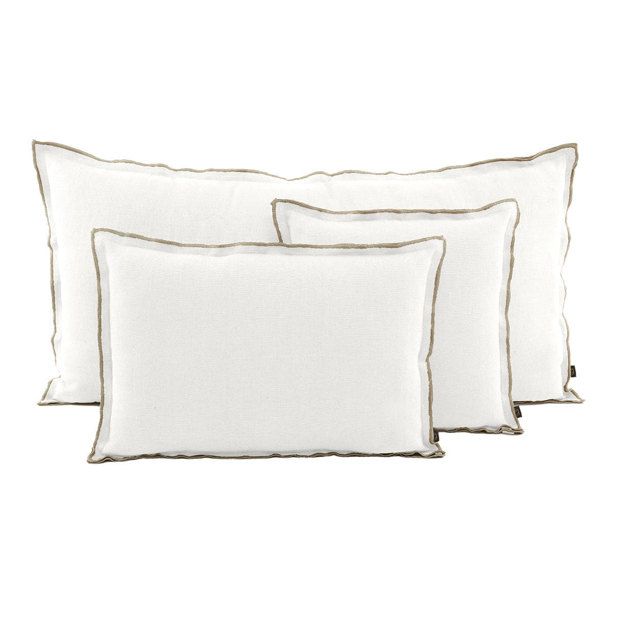 Housse de coussin lin lavé "Seoni"