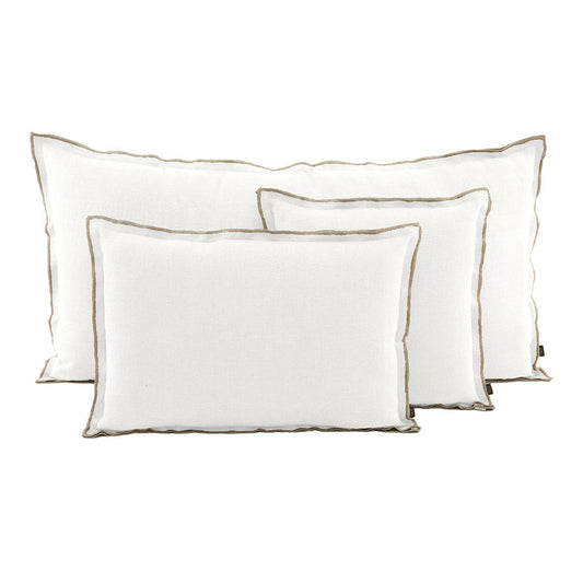 Housse de coussin lin lavé "Seoni"