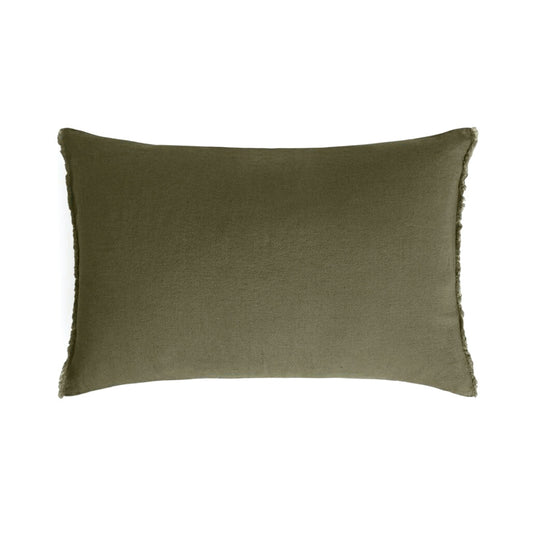 Housse de coussin lin lavé & coton "Limy"