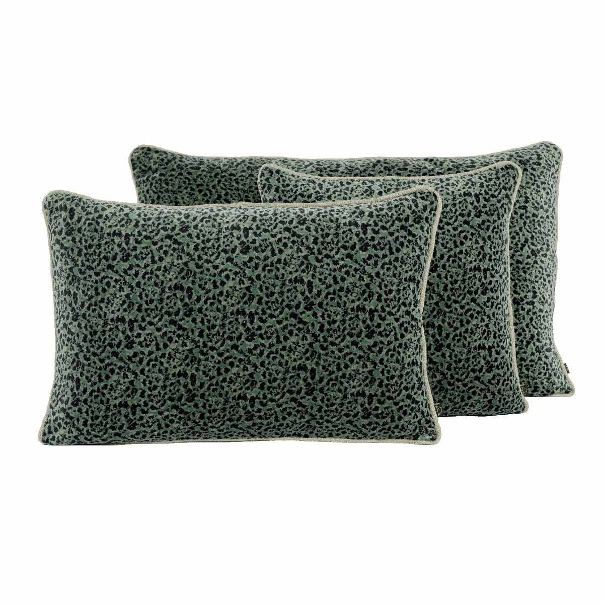 Housse de coussin velours léopard "Gairo" - Jardin
