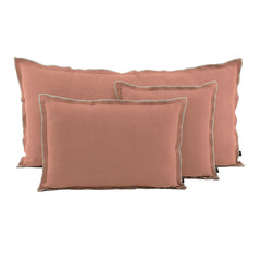 Housse de coussin lin lavé "Seony"