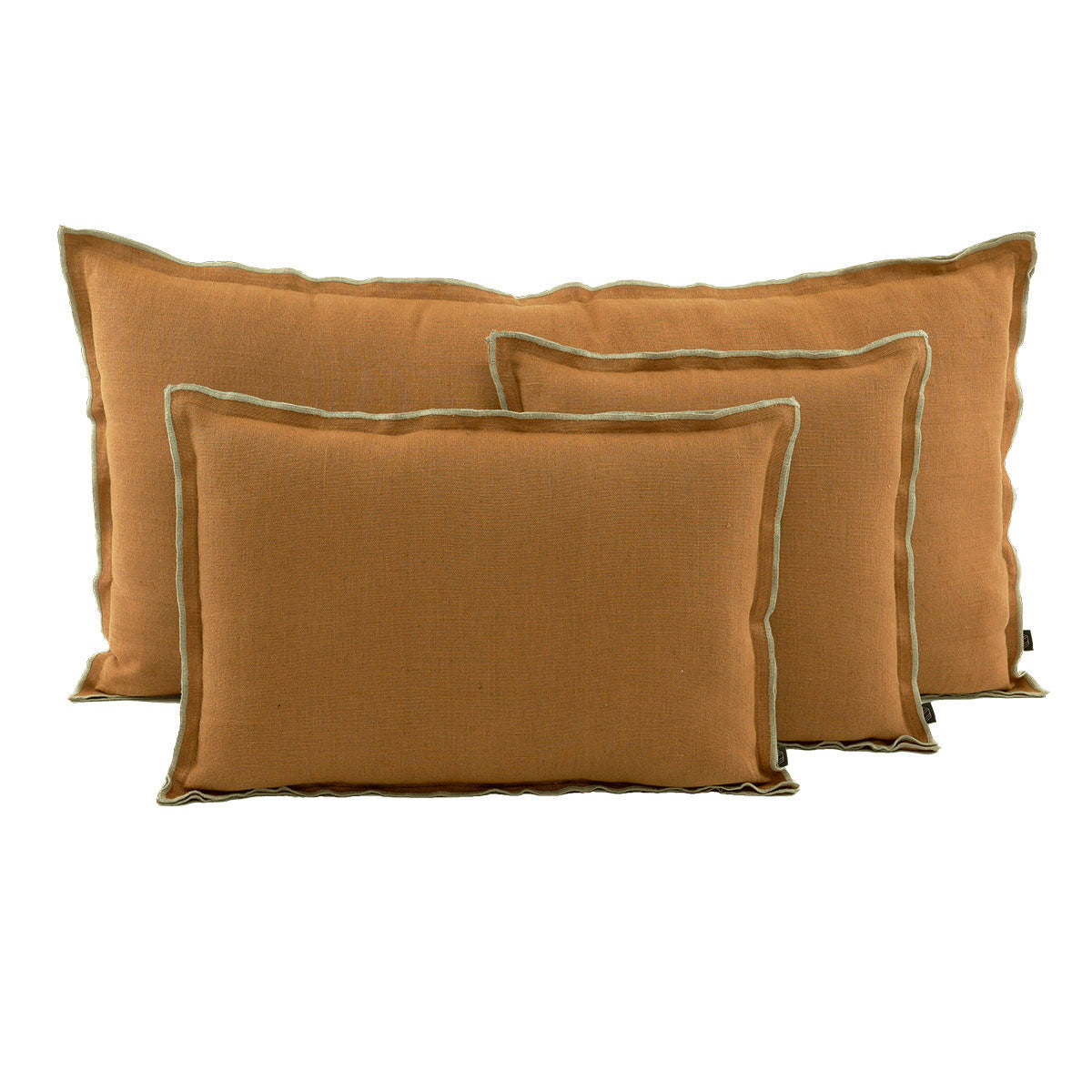 Housse de coussin lin lavé "Seoni"