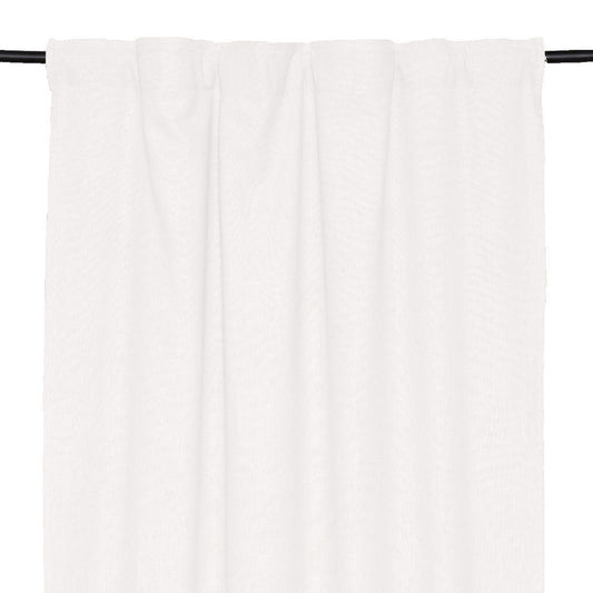 Rideau en lin & coton "Figari" - Blanc