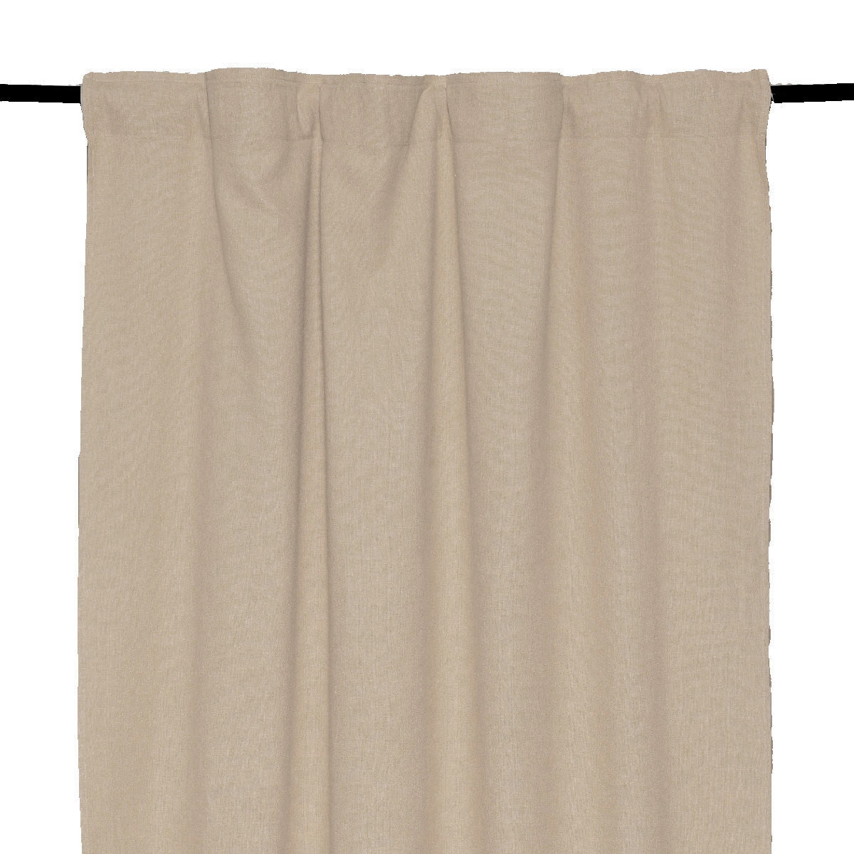 Rideau en lin & coton "Figari" - Naturel