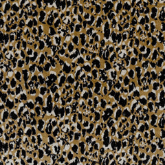 Housse de coussin velours léopard "Gairo" - Gold