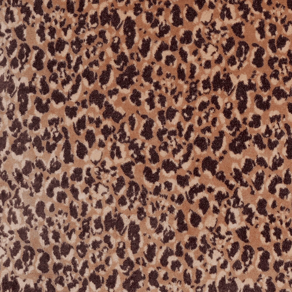 Housse de coussin velours léopard "Gairo" - Mocaccino