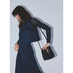 Sac "Sab Barbier" cuir - Noir