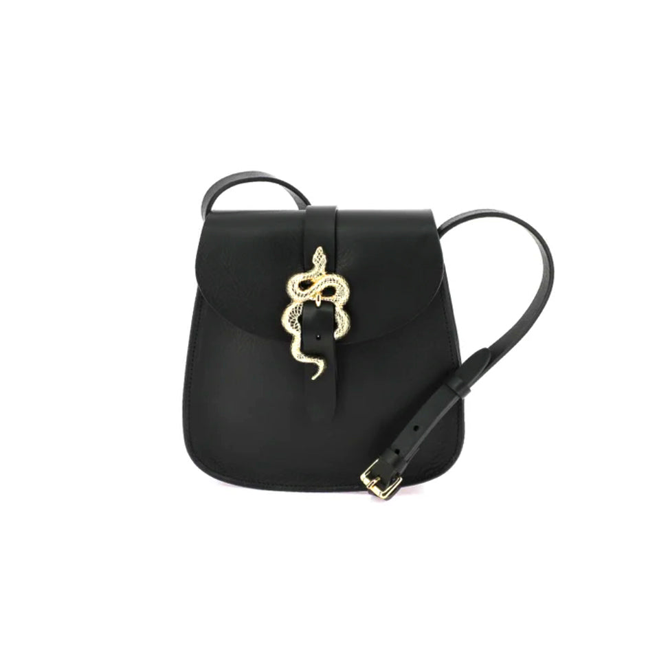 Sac "Sab Barbier" cuir - Noir