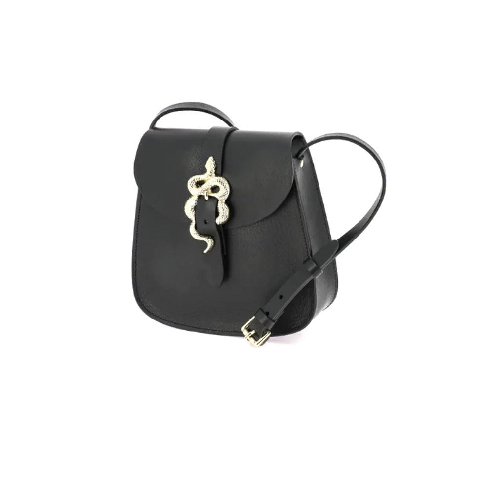 Sac "Sab Barbier" cuir - Noir
