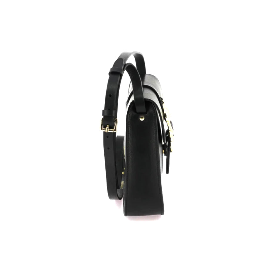 Sac "Sab Barbier" cuir - Noir