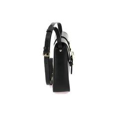 Sac "Sab Barbier" cuir - Noir