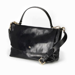 Sac "Le Benson" cuir Parma - Noir
