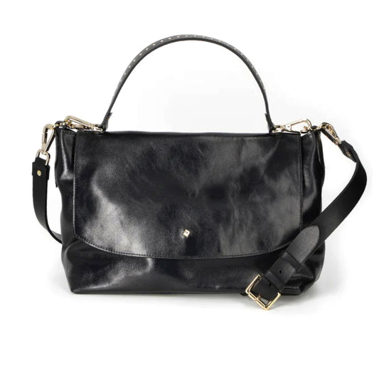 Sac "Le Benson" cuir Parma - Noir