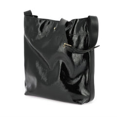 Sac "Le Enzo" cuir Crispy - Noir