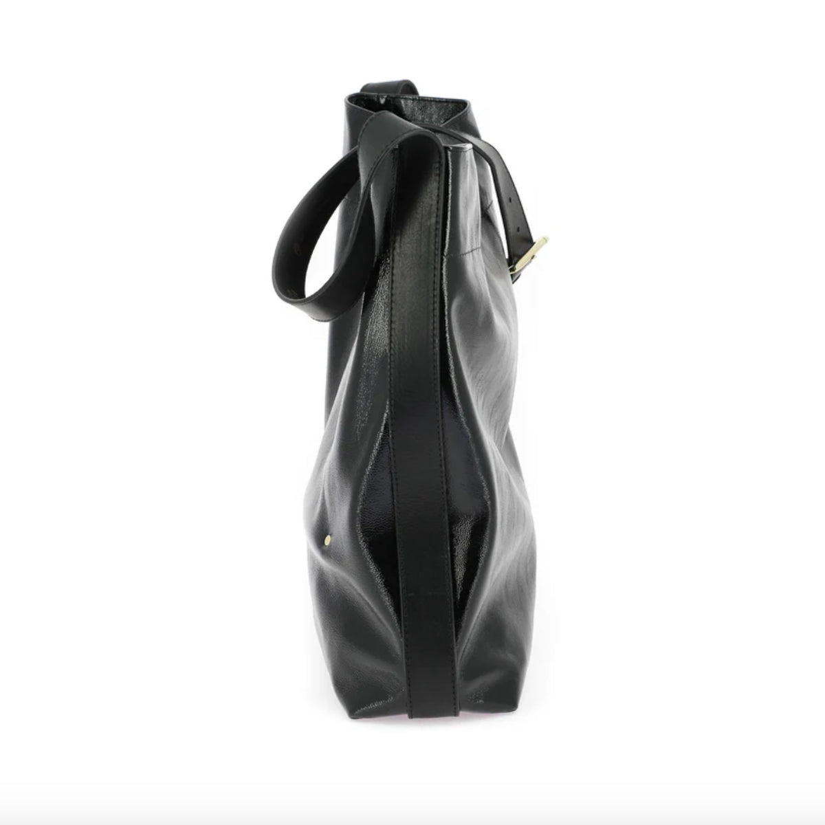 Sac "Le Enzo" cuir Crispy - Noir