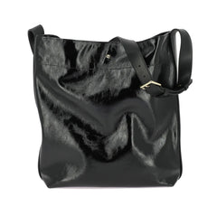 Sac "Le Enzo" cuir Crispy - Noir