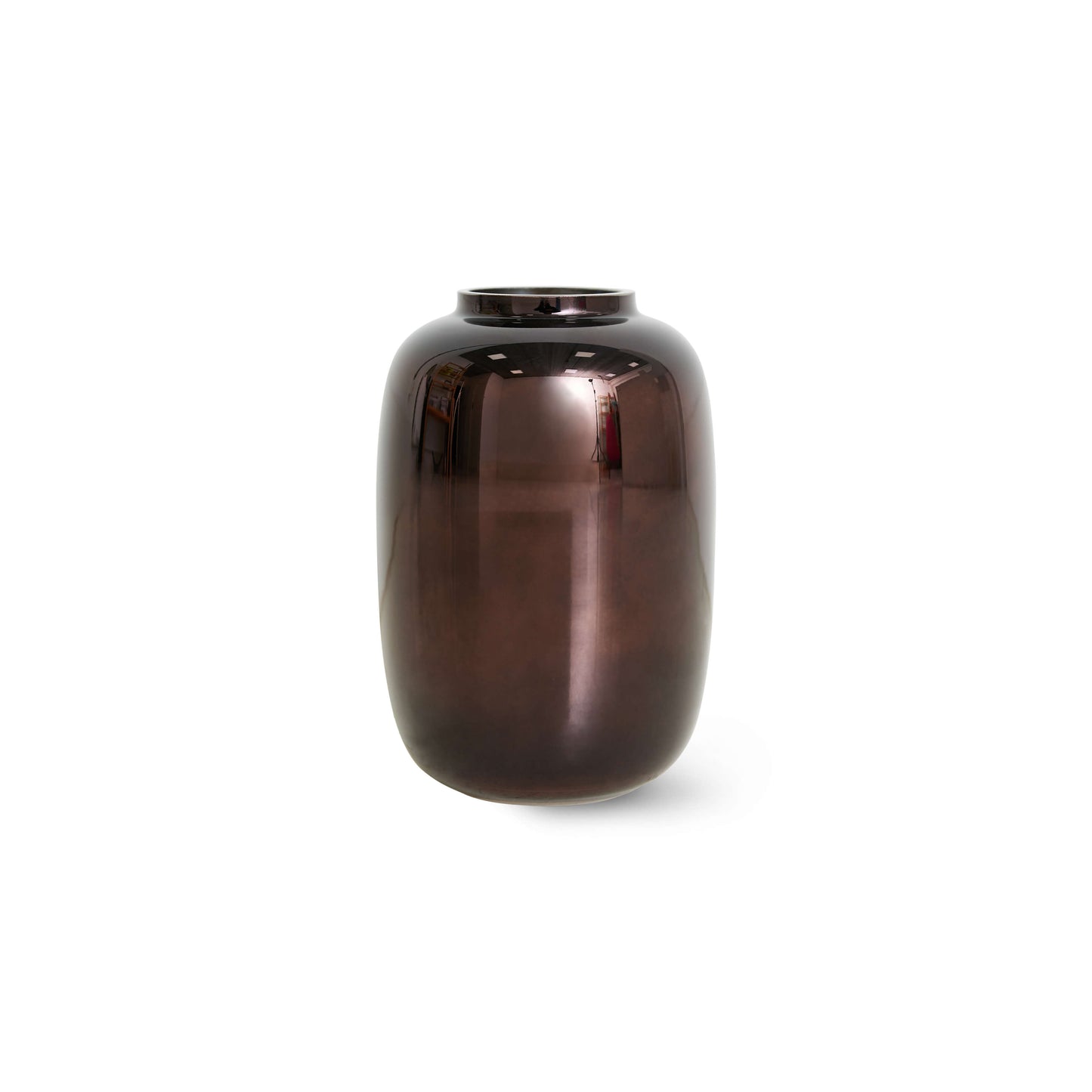 Vase  - Brown chrome
