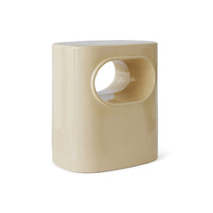 Chevet "Space Side Table" céramique - Crème
