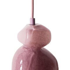 Suspension verre Nienke Sikkema x HKLiving - Améthyste