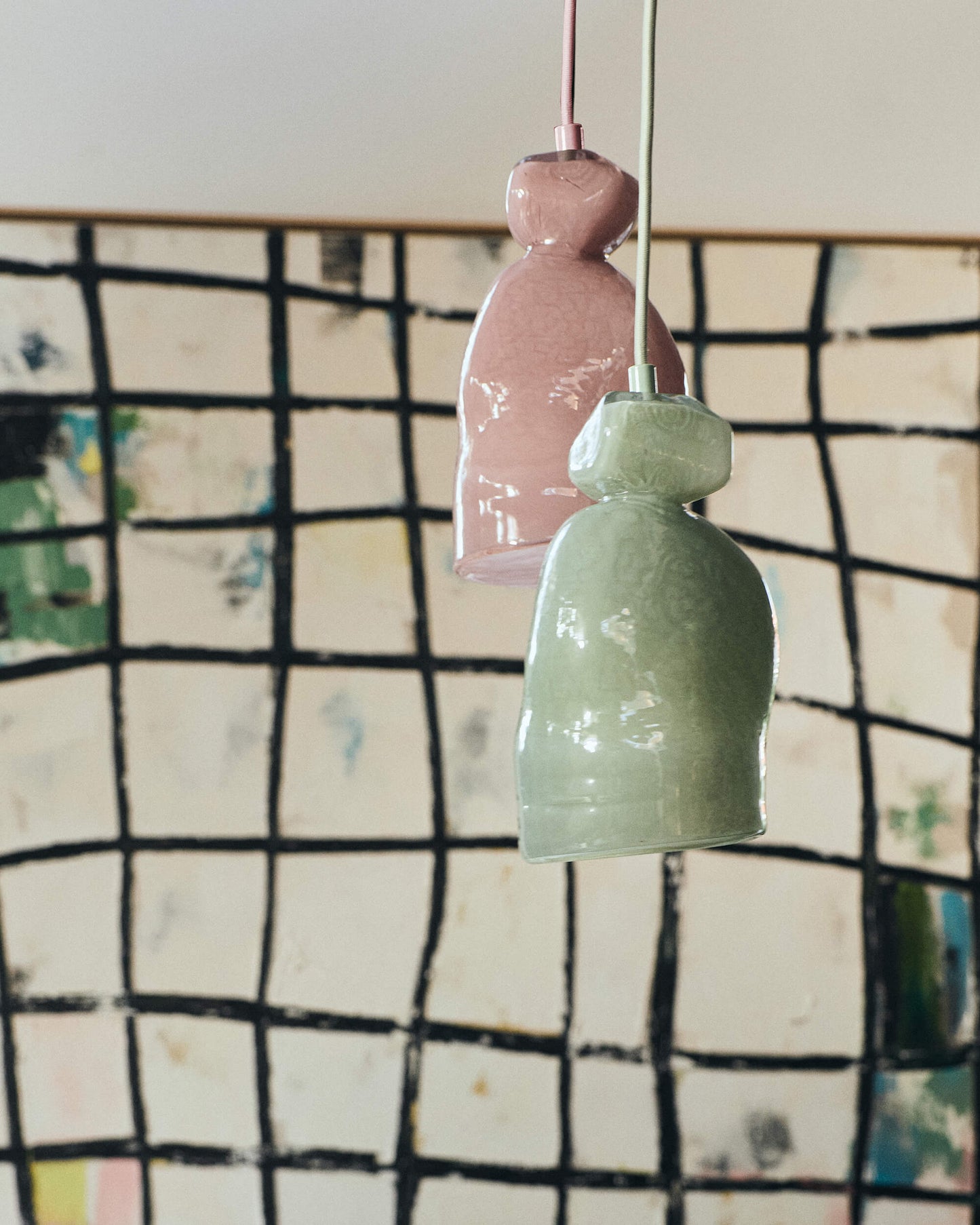 Suspension verre Nienke Sikkema x HKLiving - Tourmaline