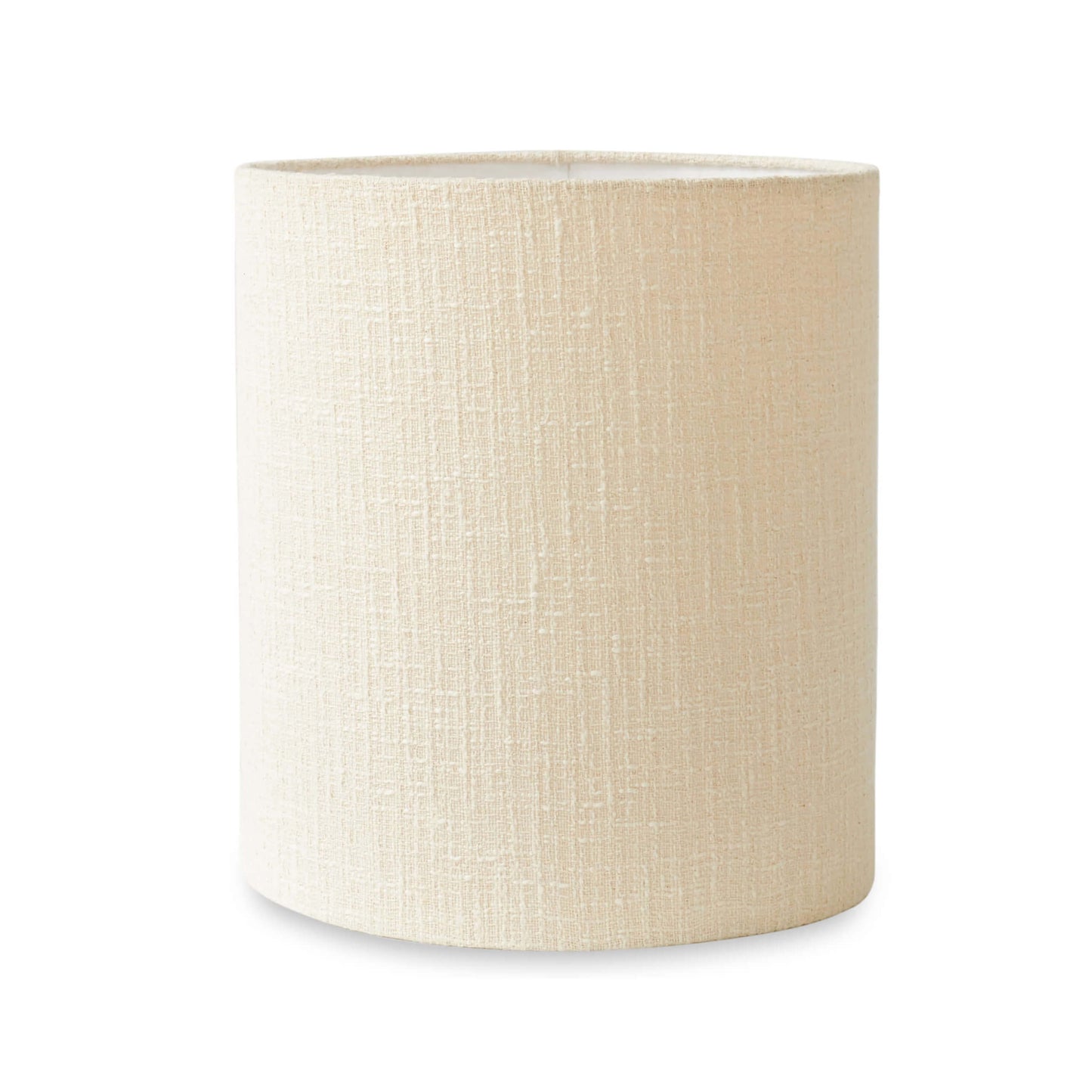 Abat-jour large lin bouclé - Ecru