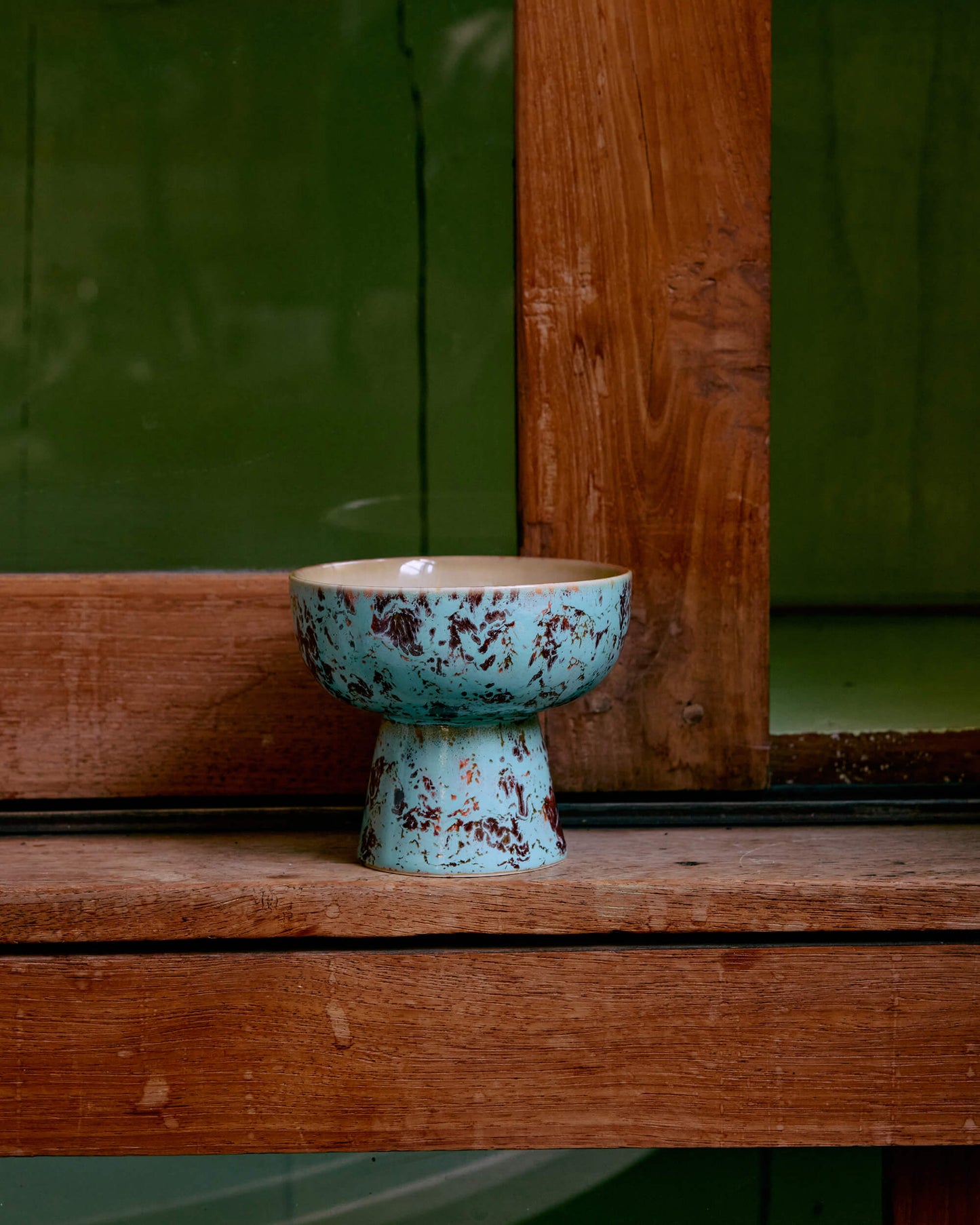 Bol à tapas sur pied céramique "Patina"