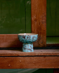 Bol à tapas sur pied céramique "Patina"