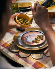 Bol à tapas sur pied céramique "Sunshade"