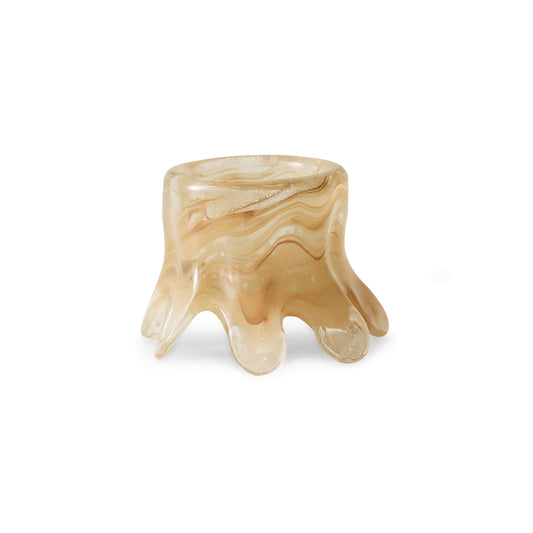Bougeoir verre - Cream