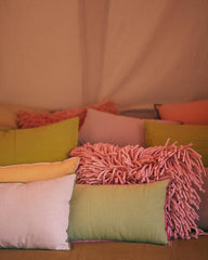 Coussin "Rugged" - Rose