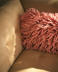 Coussin "Rugged" - Rose