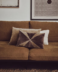 Coussin velours "Velvet Brown"
