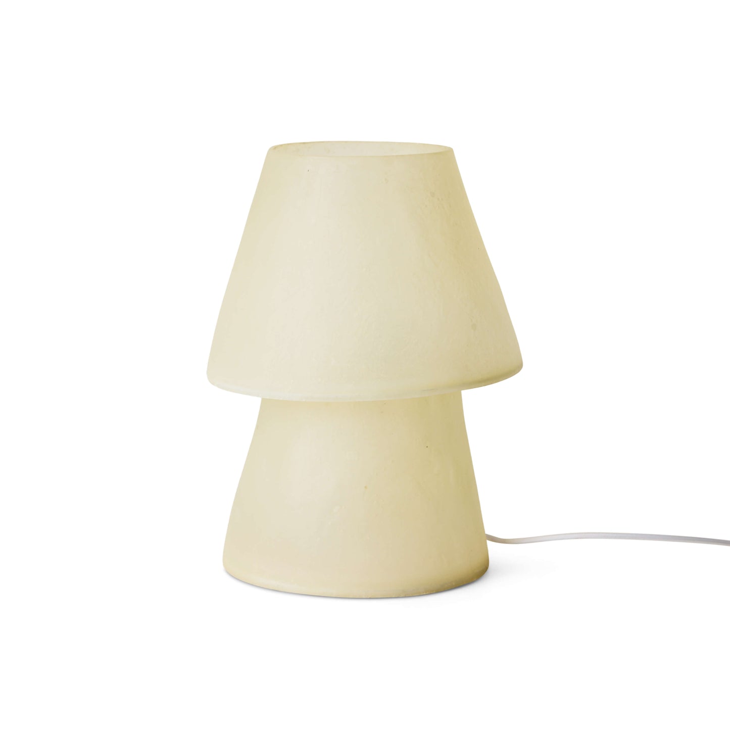 Lampe fibre de verre - Off white
